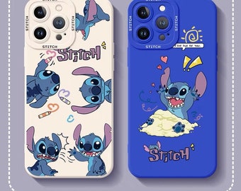 Cute cartoon stitch iphone 13, iphone 14