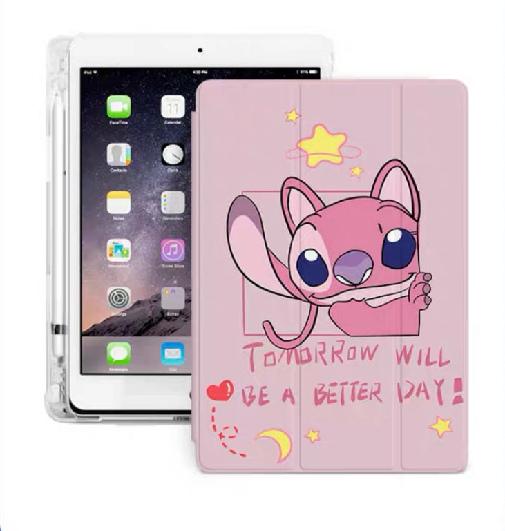 Cute Cartoon Stitch Ipad Ipad Pro Ipad Air Case Etsy