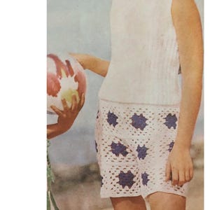 Granny Square Shorts Crochet Pattern – Retro Kids Summer Outfit PDF