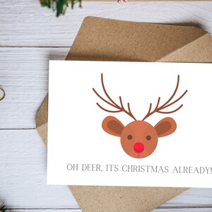 Christmas Card Printable / Printable PDF Christmas Card / Digital Download