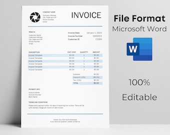Microsoft Word Rechnung Vorlage