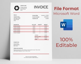 Microsoft Word Rechnung Vorlage