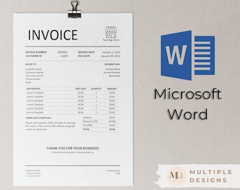 Microsoft Word Rechnung Vorlage