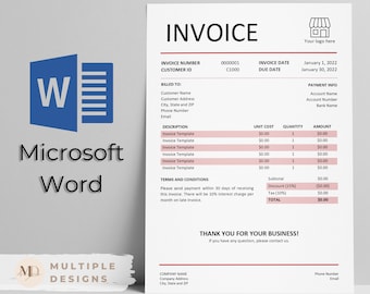 Microsoft Word Rechnung Vorlage