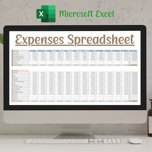 Monthly Budget Spreadsheet | Incomes and Expenses Tracker | Microsoft Excel