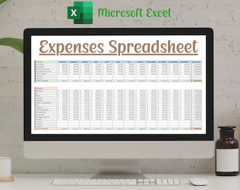 Monatliche Budgettabelle | Einnahmen und Ausgaben Tracker | Microsoft Excel
