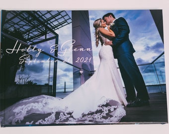 Beautiful Wedding Photo Album, Personalized Book