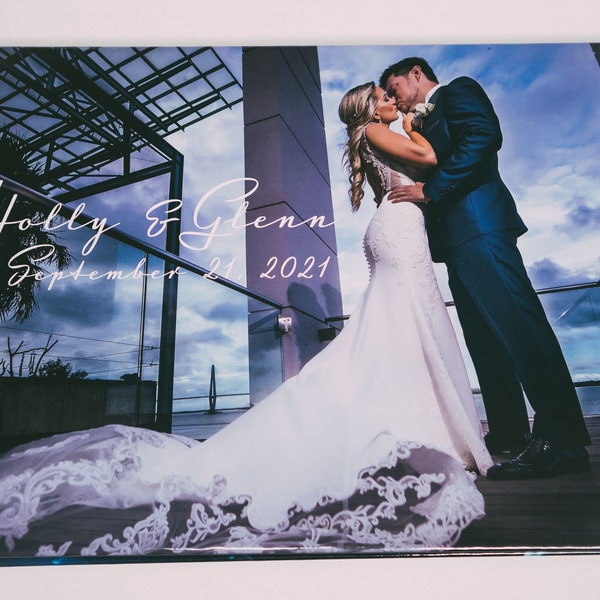 Beautiful Wedding Photo Album, Personalized Book