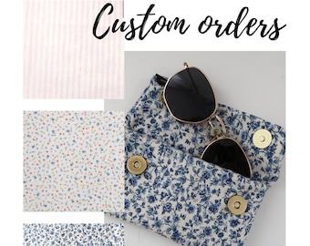 Custom Order | Quilted Glasses Case
