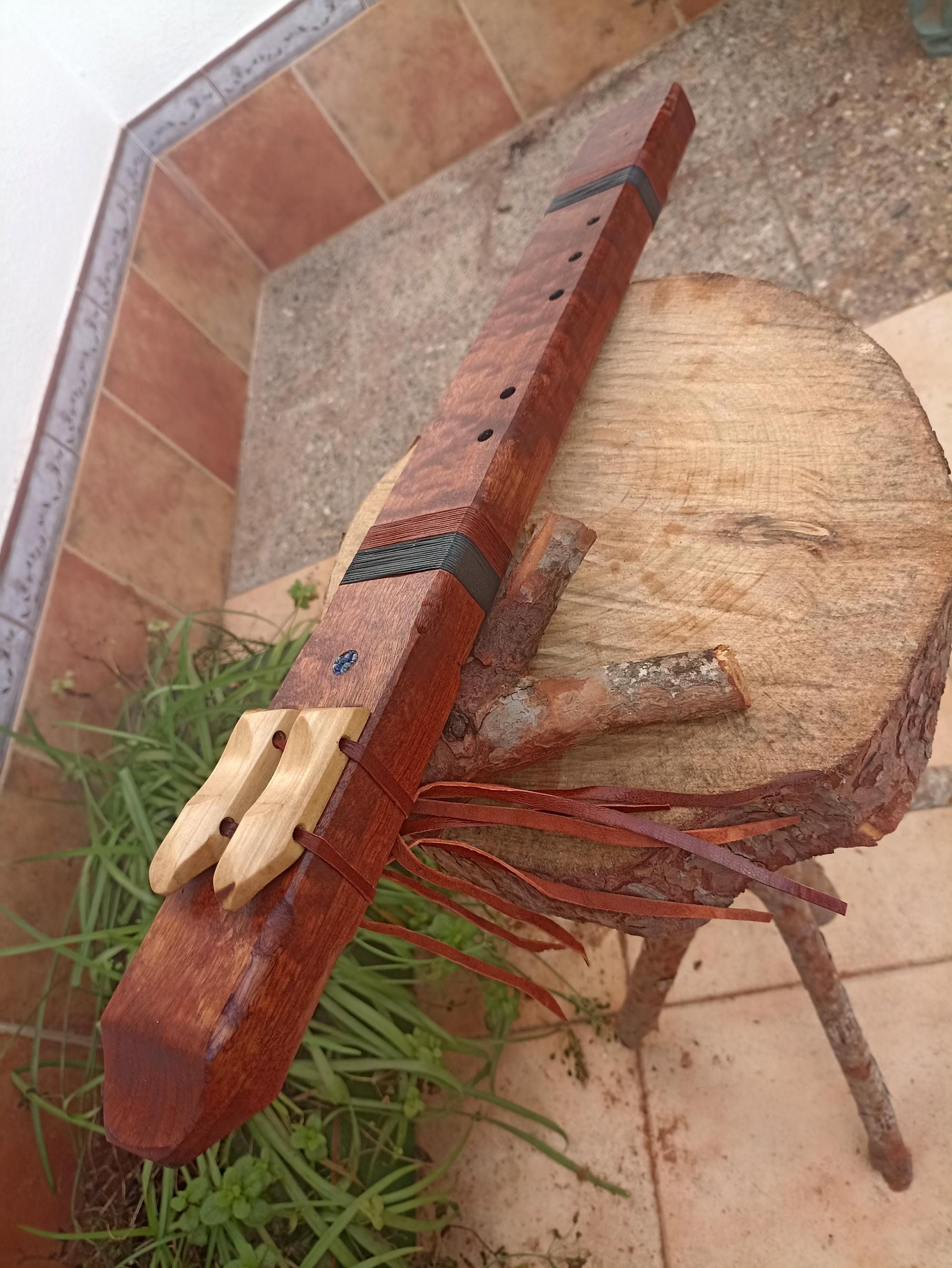 Wooden Drone Flute by La Rosa Flutes