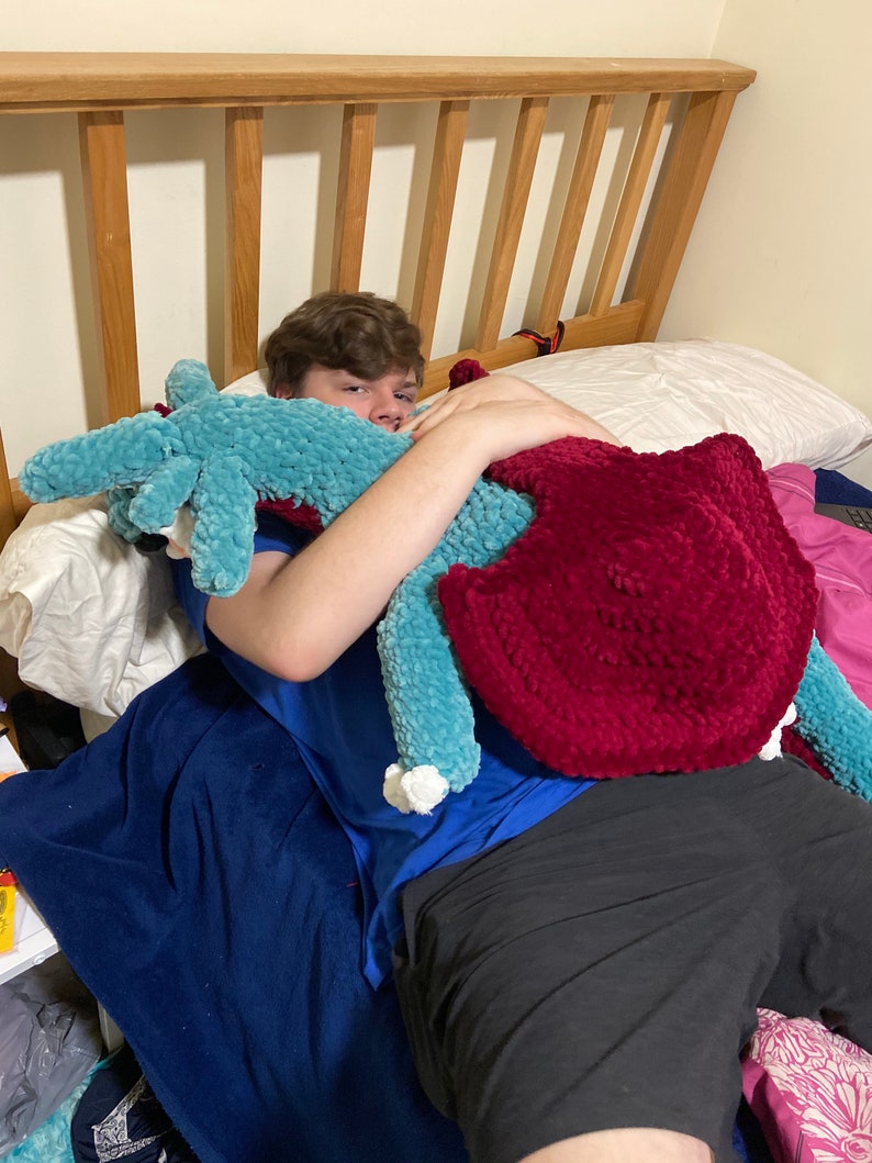 Crochet Salamence Giant Pokemon Plush Etsy