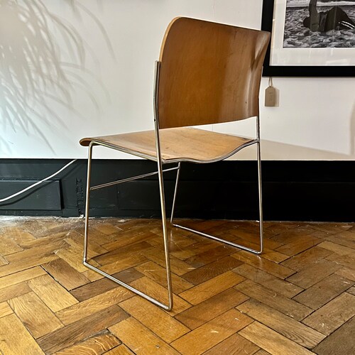Mid century David Rowland 40/4 stacking shops chair - FREE GB SHIPPING