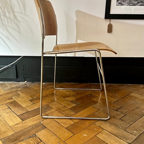 Mid century David Rowland 40/4 stacking shops chair - FREE GB SHIPPING