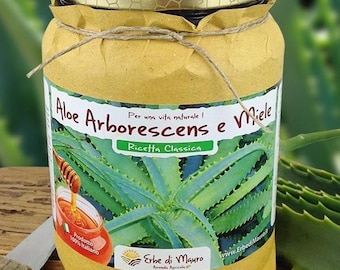 Aloe Arborescens e miele, ricetta originale di Padre Romano Zago 750 ml