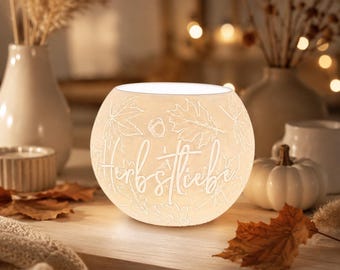 Spherical Tealight Holder - Autumn Love - Decoration - Lighting