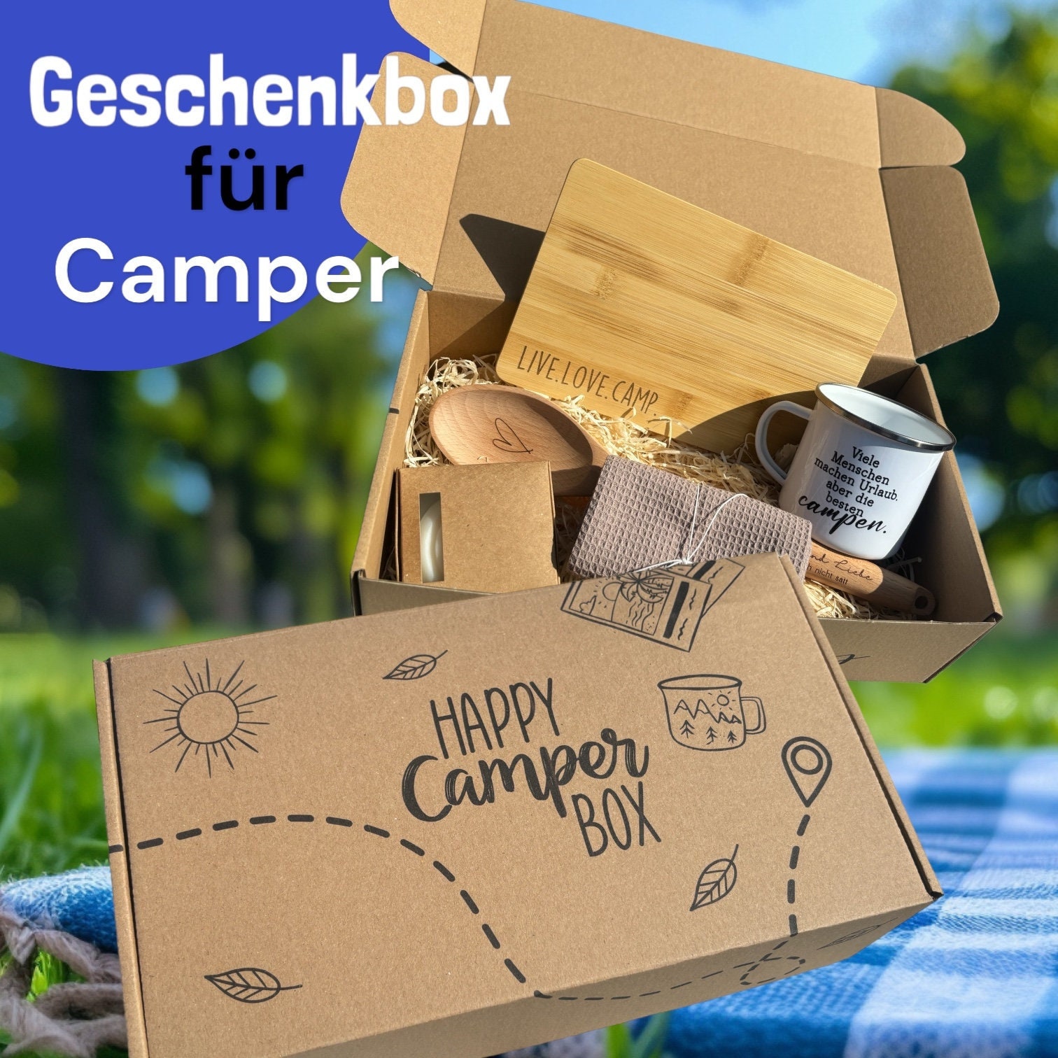 Camping Gift Box - Etsy