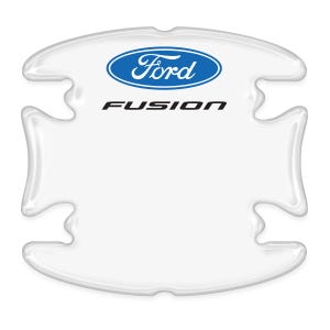 iPick Image for Ford Fusion Universal Car Door Handle Cup Protector Clear Decal Stickers, Pair, Official Licensed