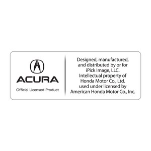 iPick Image for Acura RDX Black PU Leather Carbon Fiber Texture Strap Black Metal Bar Key Chain, Official Licensed afbeelding 5