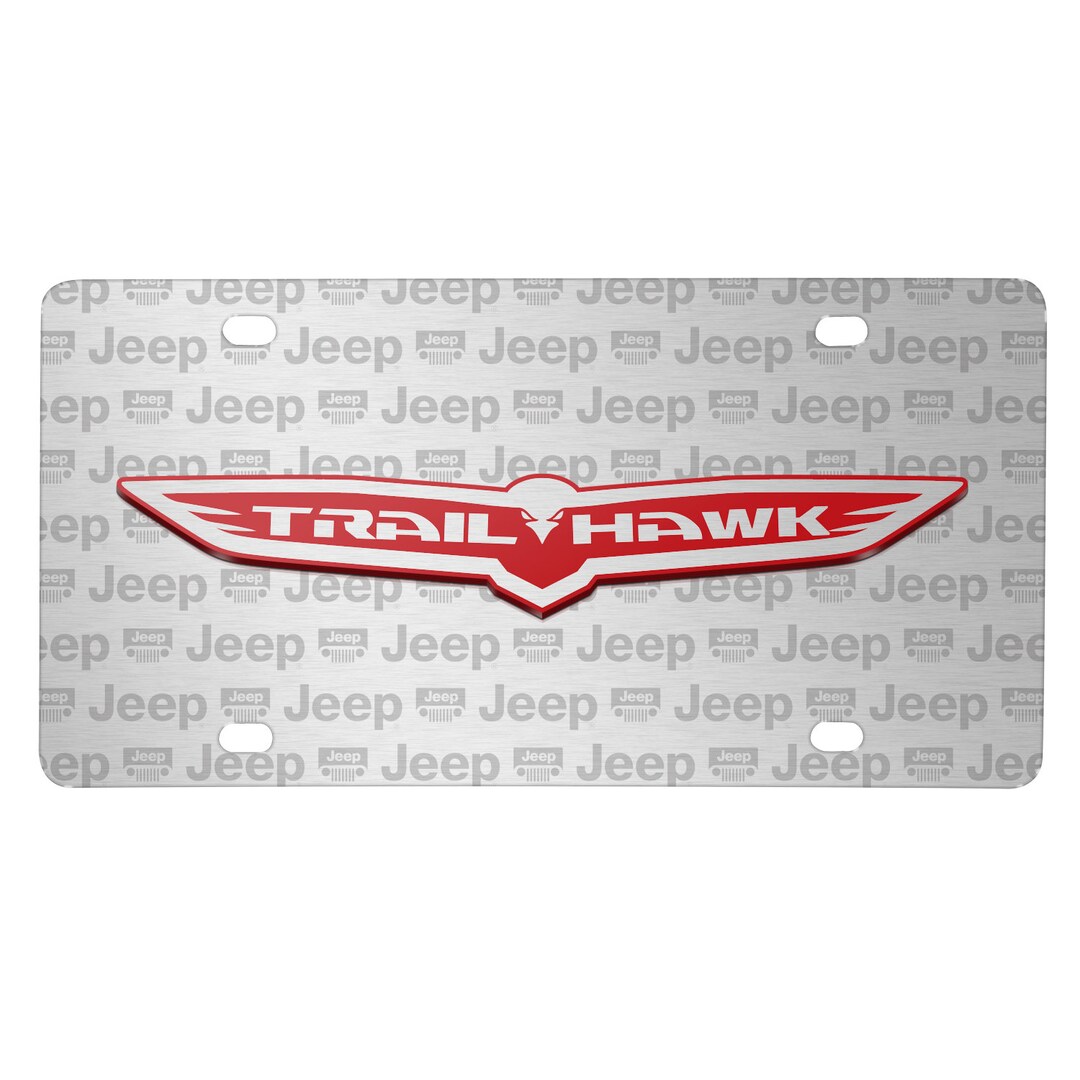 Ipick Image Made for Jeep Trailhawk 3D Logo on Logo Pattern Etsy