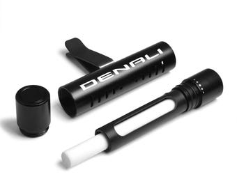 iPick Image for GMC Denali Car Vent Air Freshener Black Clip with adjustable window and 10 Refill Sticks, Official Licensed