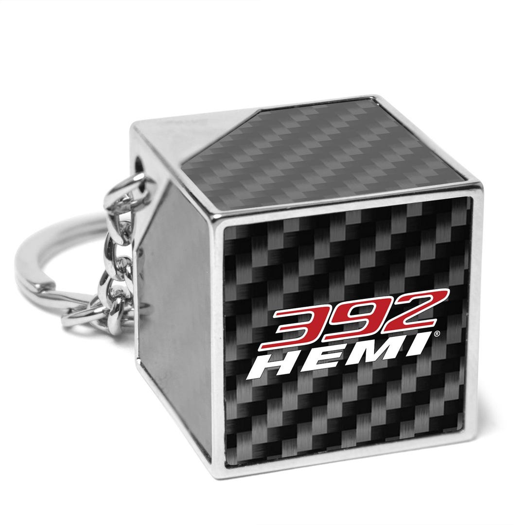 Ipick Image for HEMI 392 Logo Black Real Carbon Fiber Custom Designed ...