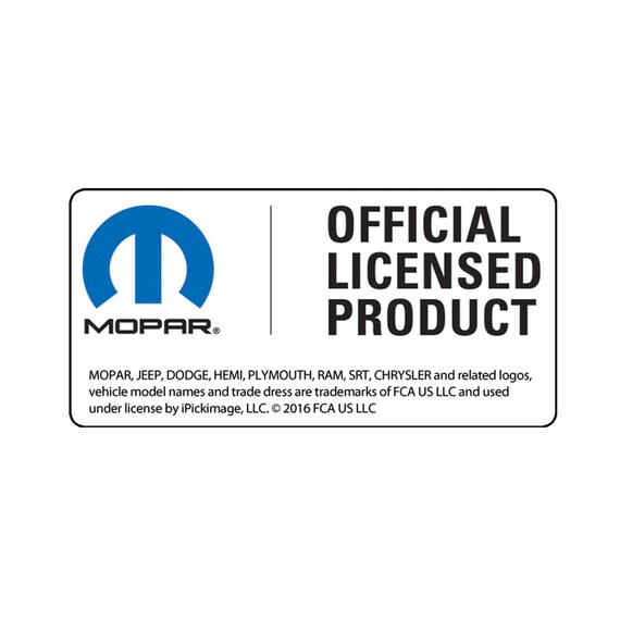 Buy Mopar Logo Universal Fit One piece Easy Folding Silver