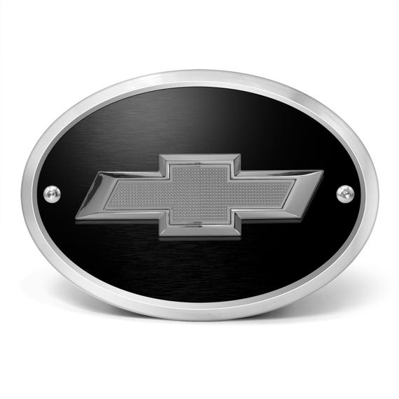 Ipick Image For Chevrolet Black Logo Real Black Carbon Fiber Tag-387635