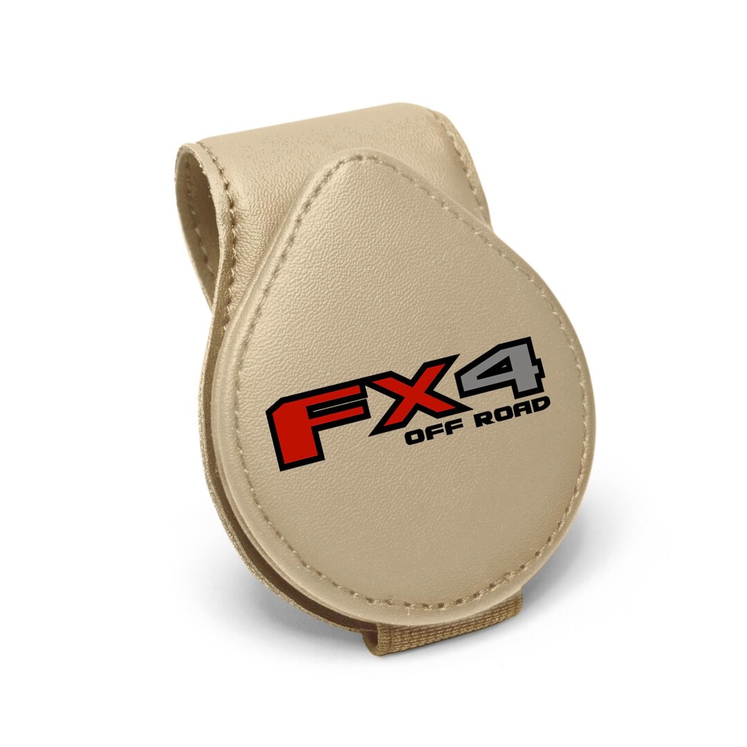 Ford F-150 FX4 off Road Beige Leather Magnetic Sunglass Holder Car Sun ...