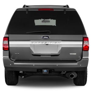 iPick Image for Ford Expedition UV Graphic Black Plate Billet Aluminum 2 x 2 inch Plug Tow Hitch Cover, Official Licensed image 3