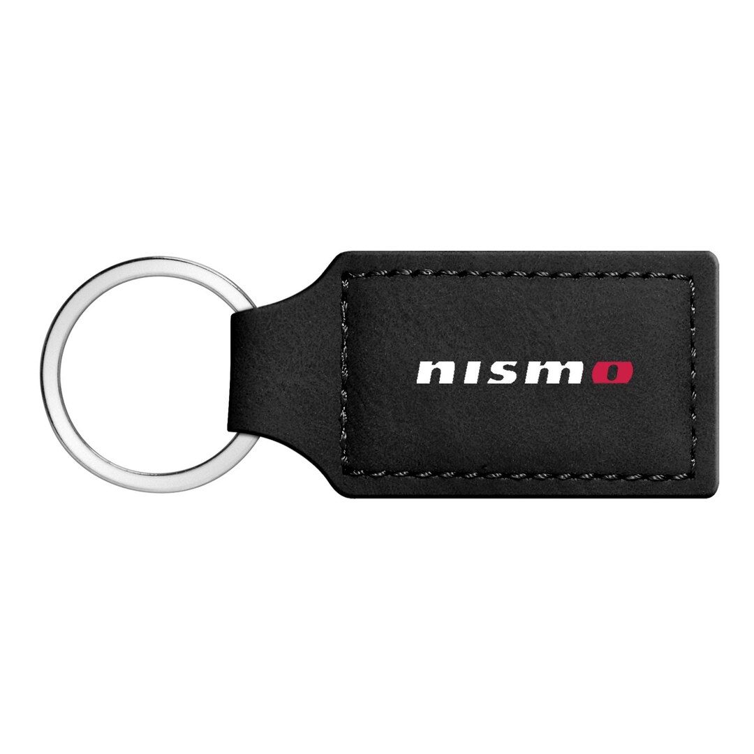 Ipick Image for Nissan NISMO Rectangular Black Leatherette Key Chain ...