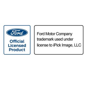 Imagen de iPick para alfombrilla de ratón con textura de fibra de carbono negra y logotipo de Ford para juegos y oficina, con licencia oficial. imagen 4