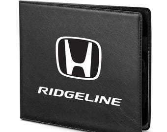 Cartera portadocumentos de PVC negra con licencia oficial para Honda Ridgeline (imagen de iPick)