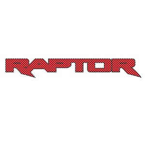 Ford F150 Raptor 2017 up in Red Perforated Unobstructed View 12