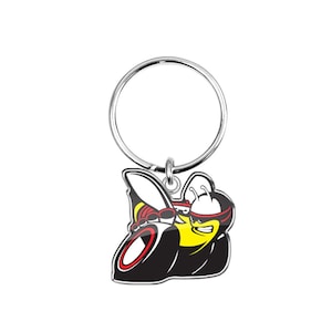 iPick Image for Dodge Scat-Pack Logo Die-Cut Metal Key Chain Key-Charm, Official Licensed, Official Licensed