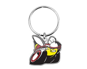 iPick Image for Dodge Scat-Pack Logo Die-Cut Metal Key Chain Key-Charm, Official Licensed, Official Licensed