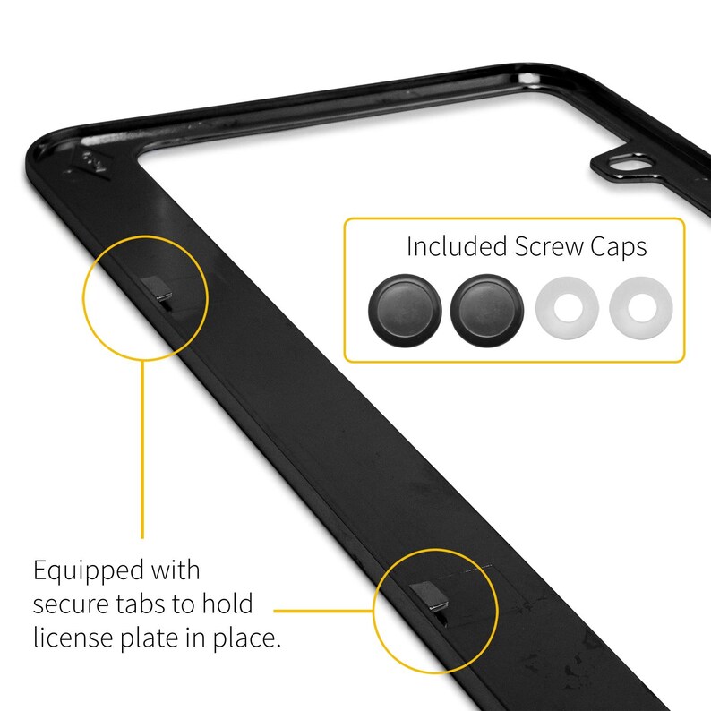 Image iPick pour Ford F-150 Lightning en lettres grises 3D sur cadre de plaque en métal noir, licence officielle image 5