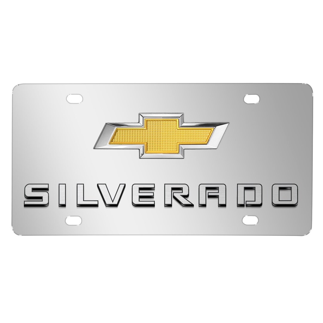 Ipick Image Made for Chevrolet Silverado 3D Gold Bowtie Dual Etsy  Australia