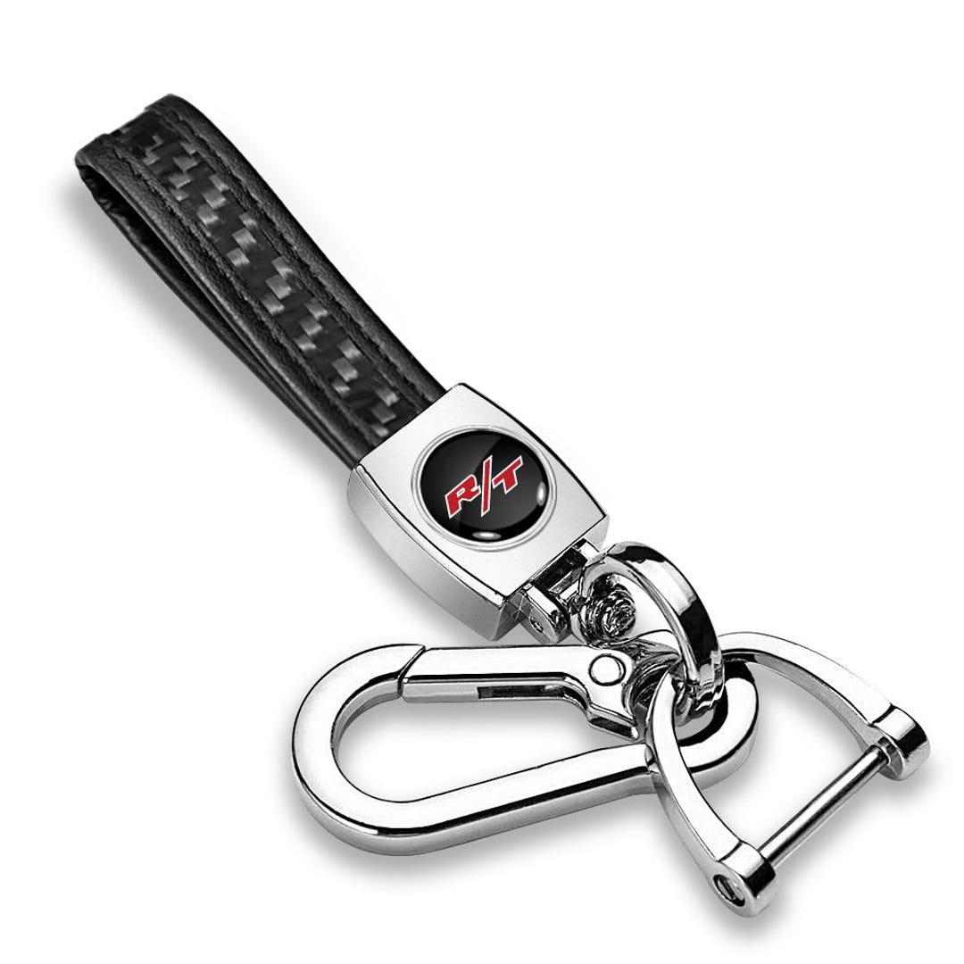 Ipick Image for Dodge R/T Logo in Black Real Black Carbon Fiber Loop ...