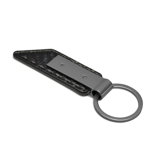 Autogold ® KC3075.CHE.BLK - Cherokee Rectangular Wave Black Key Chain - Foto 5