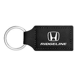 iPick Image for Honda Ridgeline Rectangular Black Leatherette Key Chain, Official Licensed