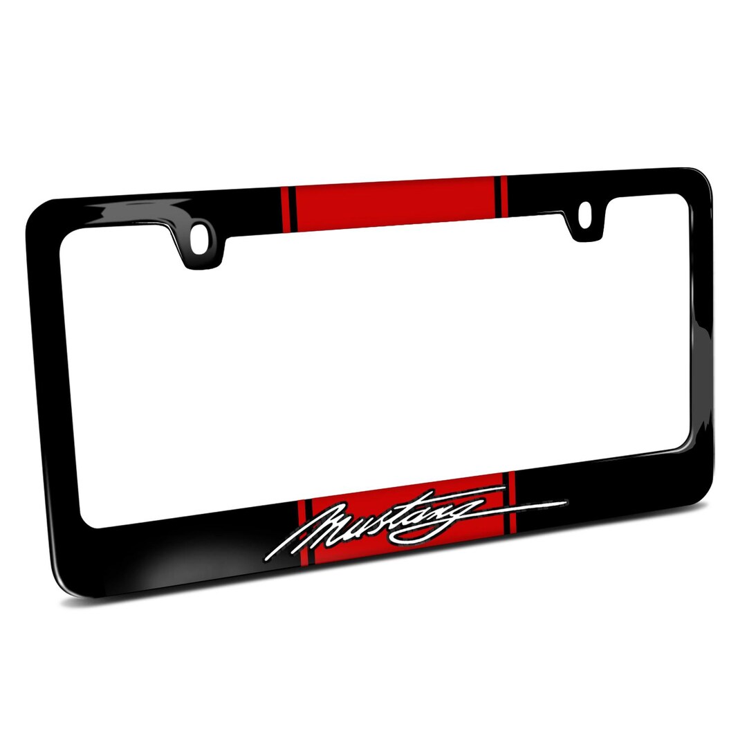 Ford Mustang Tri-Bar Metal Sign | Auto Gear Direct