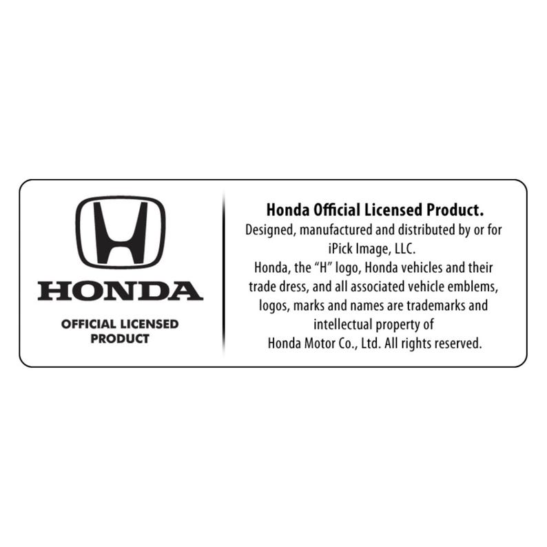 Imagen de iPick para el llavero de fibra de carbono auténtica con forma de lágrima de metal negro metalizado de Honda Civic Type-R rojo, con licencia oficial. imagen 6