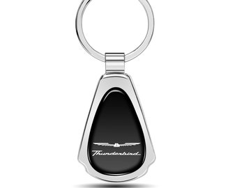 Ford Thunderbird Key Ring – Black Metal (Au-tomotive Gold KC3075.THU.BLK)
