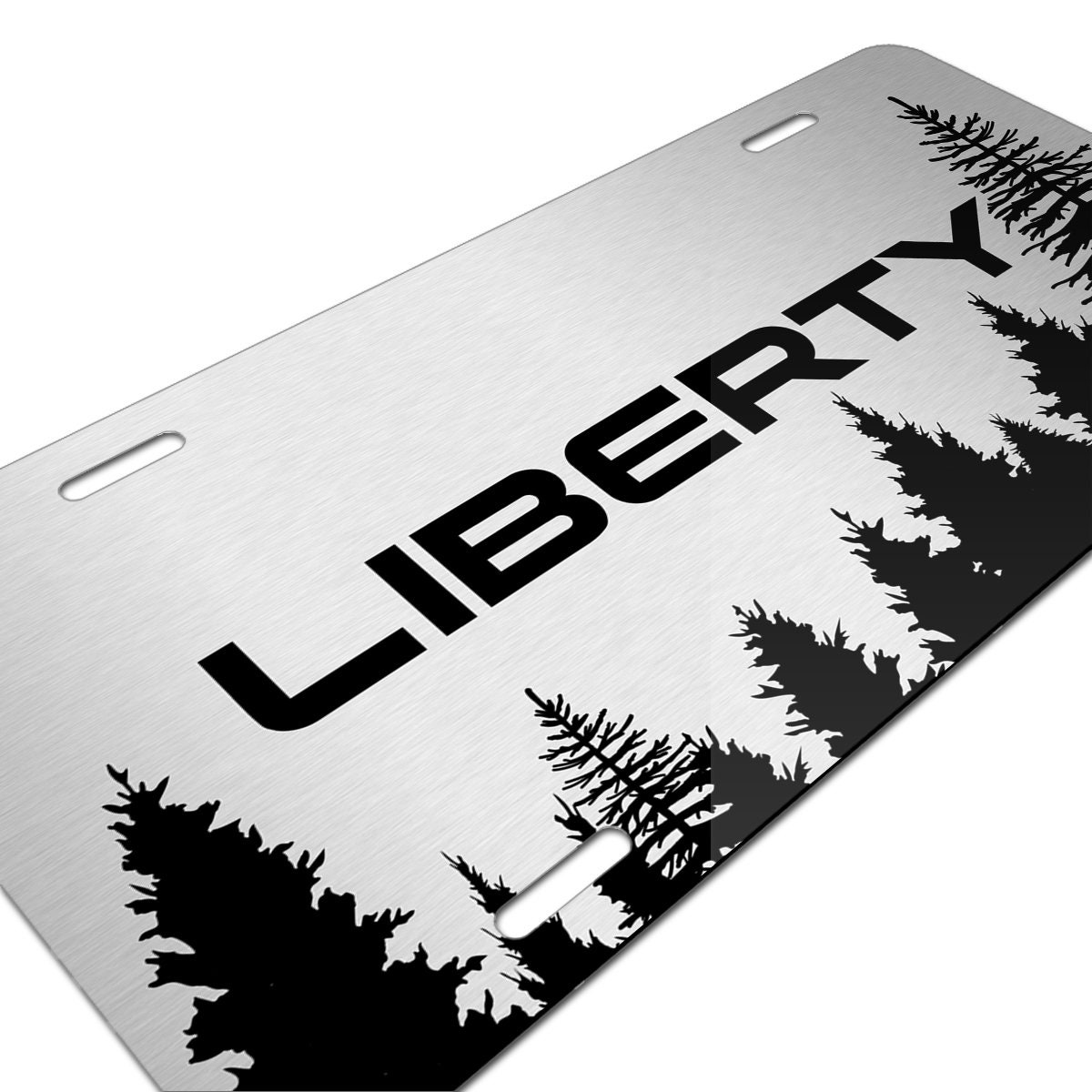 iPick Image made for Jeep Liberty Green Forrest Sillhouette Graphic