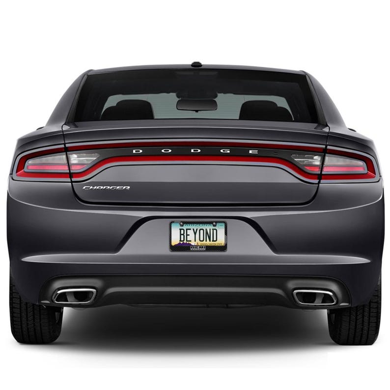 iPick Image for HEMI Powered Black Real 3K Carbon Fiber Glossy Finish License Plate Frame, Official Licensed image 4