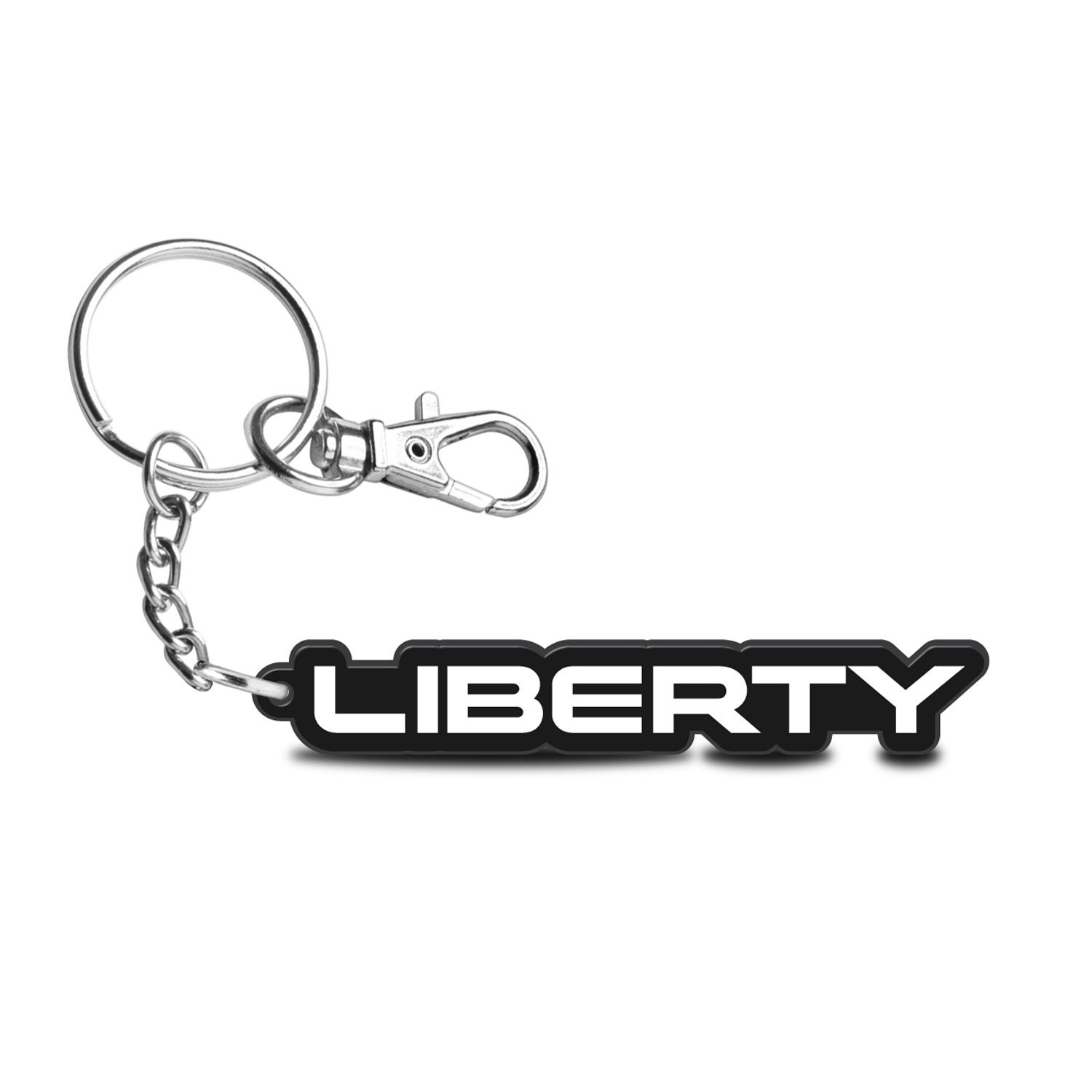Jeep Liberty Real Black Carbon Fiber Gunmetal Black Metal Teardrop Key Chain iPick Image for Jeep Liberty Real Black Carbon Fiber Gunmetal Black Metal Teardrop Key Chain iPick Image for