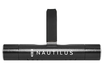 iPick Image for Lincoln Nautilus Black Aluminum Car Vent Air Freshener Clip with adjustable window and 10 Refill Sticks, Official Licensed