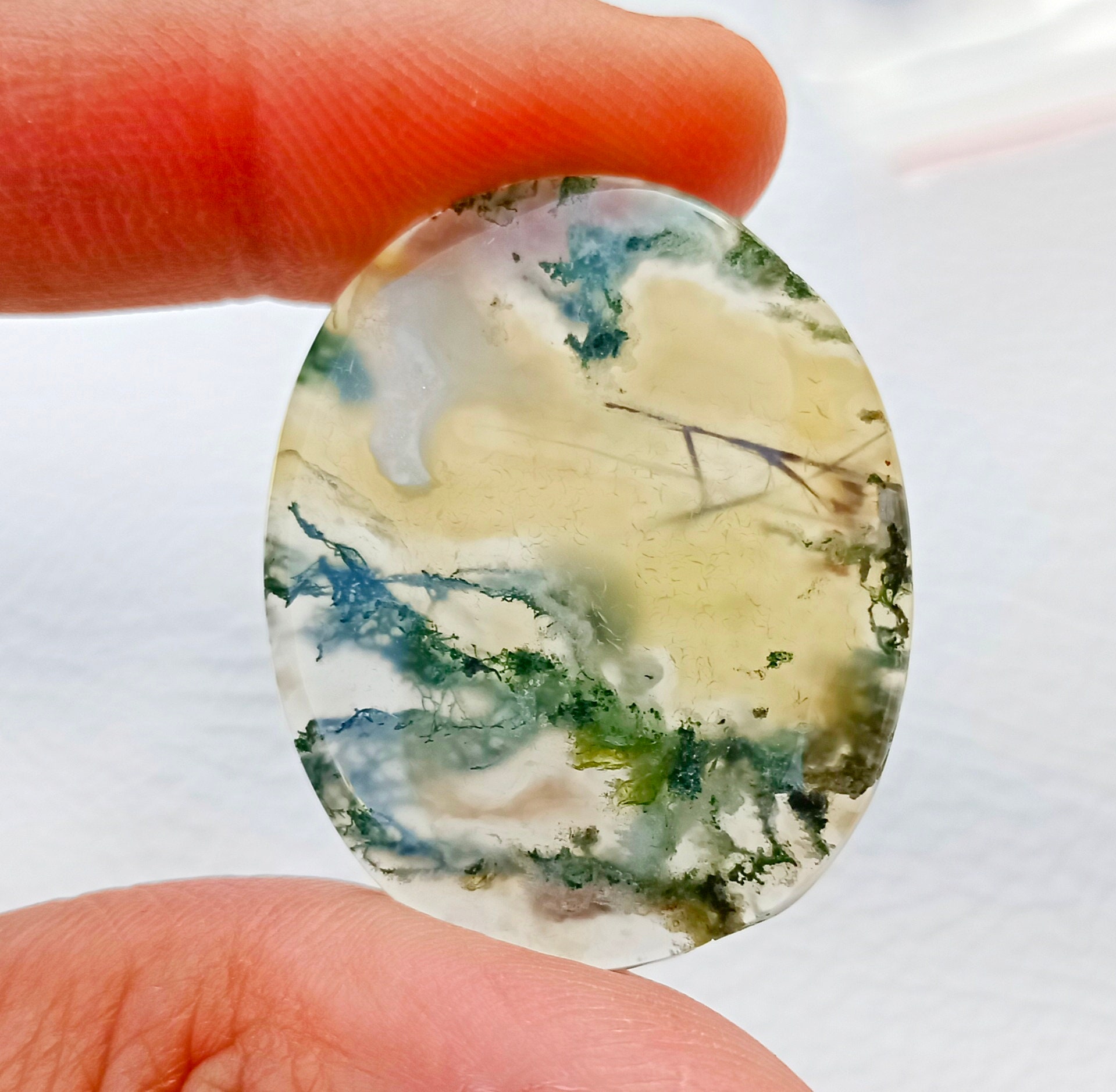 100% NATURAL MOSS AGATE CABOCHON OVAL SHAPE LOOSE GEMSTONE WITH BEST PRICE 100% NATURAL MOSS AGATE CABOCHON OVAL SHAPE LOOSE GEMSTONE WITH BEST PRICE