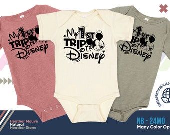 My First Disney Trip Onesie® Disney Family Trip, Disneyland, Disney World,  Mickey Mouse Onesie® Disney Trip Onesie® Disney Onesie® Onesie®