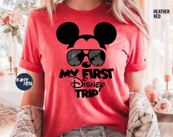 My First Disney Trip Shirt, Disney Trip 2025 Shirt, Disneyworld Shirt, Disney Family Shirt, Couple 2025 Shirt,Disney Couple,Disneyland Shirt